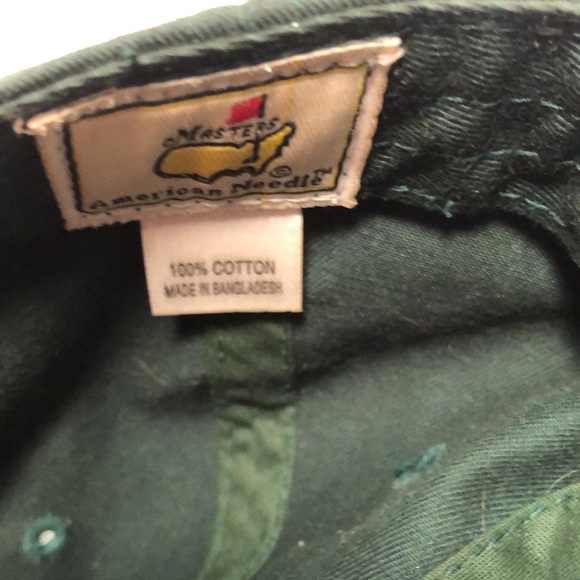Masters American needle green rare golf collectors cap - Picture 11 of 15